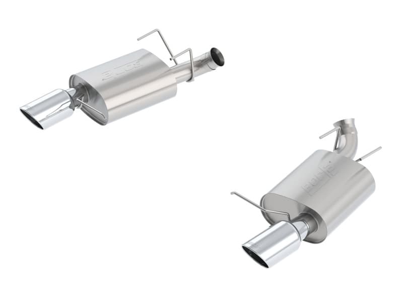 Borla Axle Back Exhaust for Chevy C6 T-304 Stainless Steel Chrome Tips