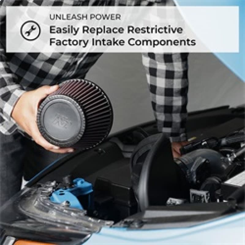 K&N Engineering Cold Air Intake for Chevy C6 Mandrel-Bent Aluminum Tube - Image 4