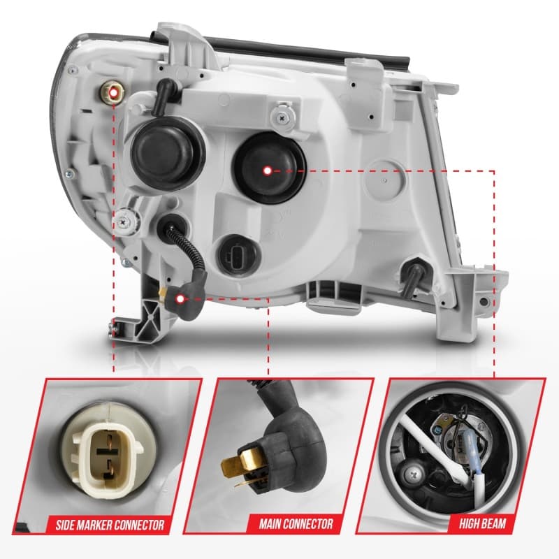 ANZO LED Projector Headlights for Chevy C6 111517 - Image 5