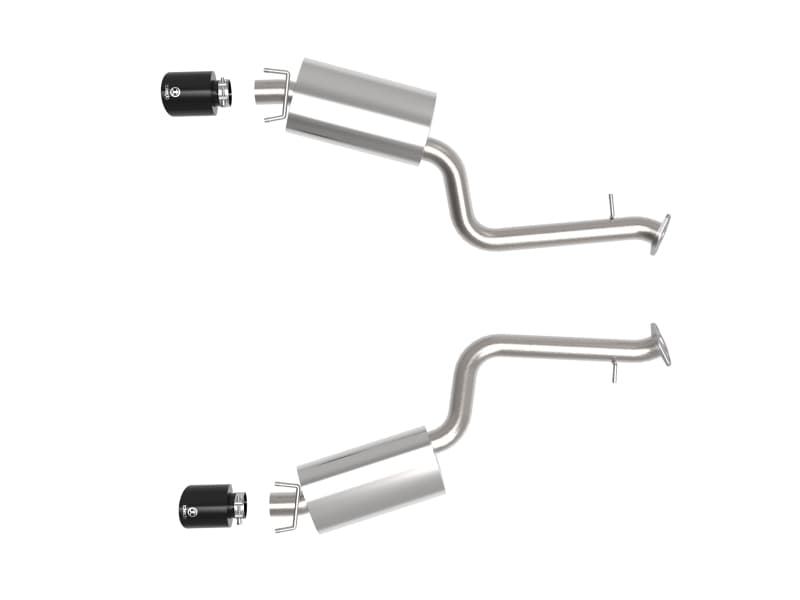 aFe Exhaust Axle Back for Chevy C6 2.5" 304 Stainless Steel Dual Mufflers - Image 3