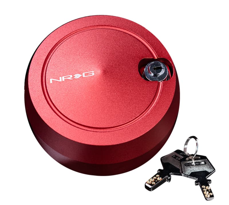 NRG Quick Lock V2 Quick Release Locks with Free Spin - Red SRK-201RD