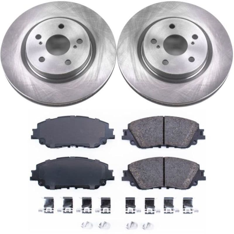 PowerStop Z17 Stock Replacement Brake Kit with Ceramic Pads and Rotors
