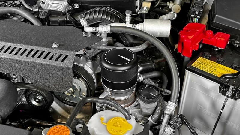 Perrin Performance Oil Filter Cover for Subaru WRX & BRZ/FR-S/86/GR86 Black - Image 4