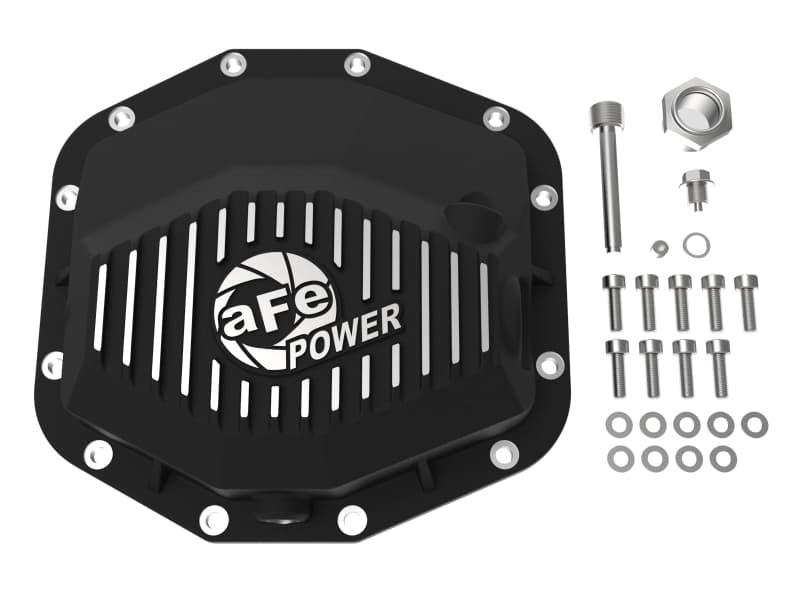 aFe PRO Series Rear Differential Cover for Ram 1500 TRX 6.2L V8 Black - Image 2