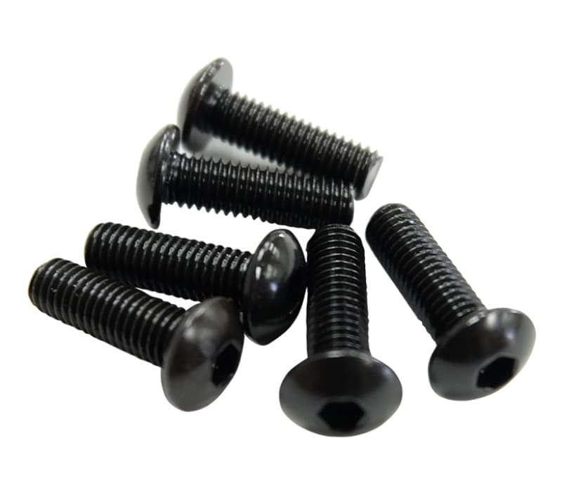 NRG Steering Wheel Screw Upgrade Kit (Flat) Black - Image 2