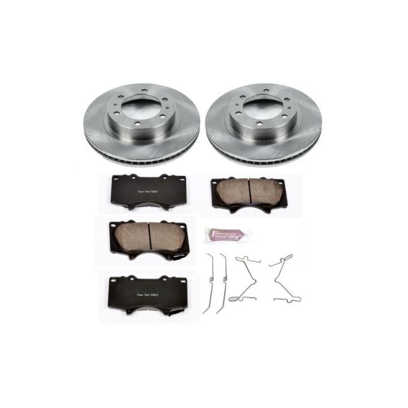 PowerStop Autospecialty Brake Kit for Daily Driver with Z17 Ceramic Pads & Ro...