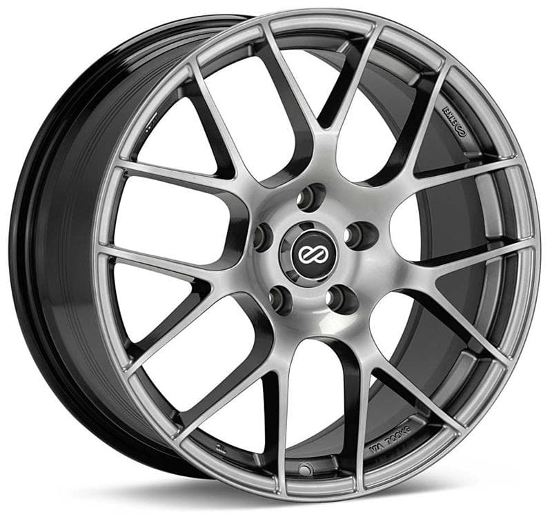 Enkei Raijin 18x8.5 45mm Offset 5x100 Hyper Silver Wheel - Image 2