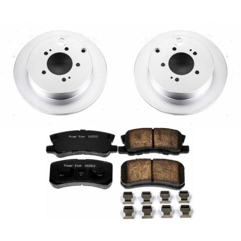 PowerStop Z17 Evolution Coated Rotor Brake Kit for Daily-Driven Vehicles