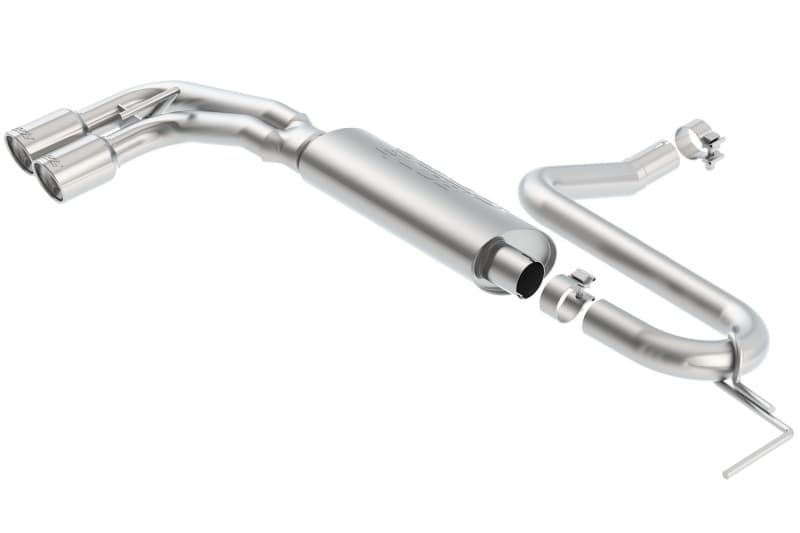 Borla Axle-Back Exhaust System for Chevy C6 Polished T-304 Stainless Steel Tips