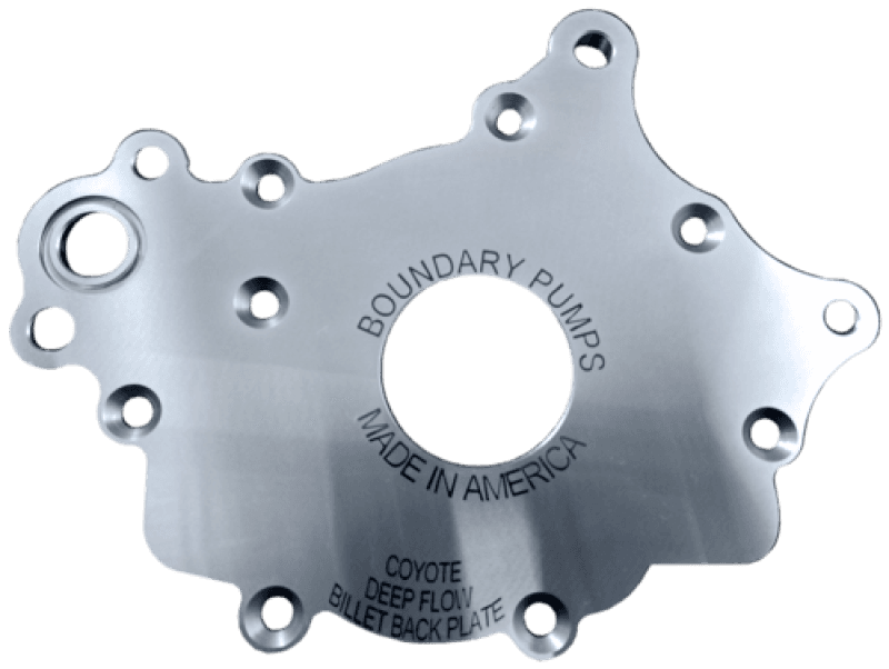 Boundary Pump Plate for 2011+ Ford Coyote V8 Billet