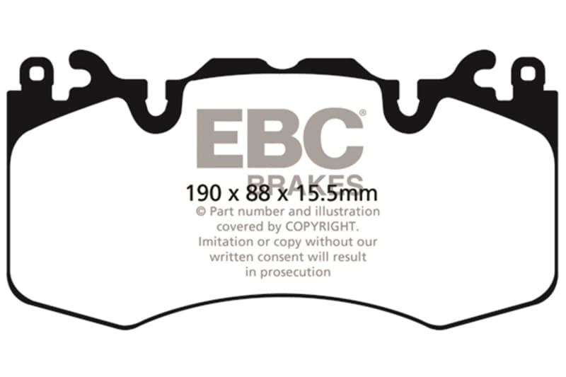 EBC Brake Pad Set for Chevy C6 Extra Duty - Image 2