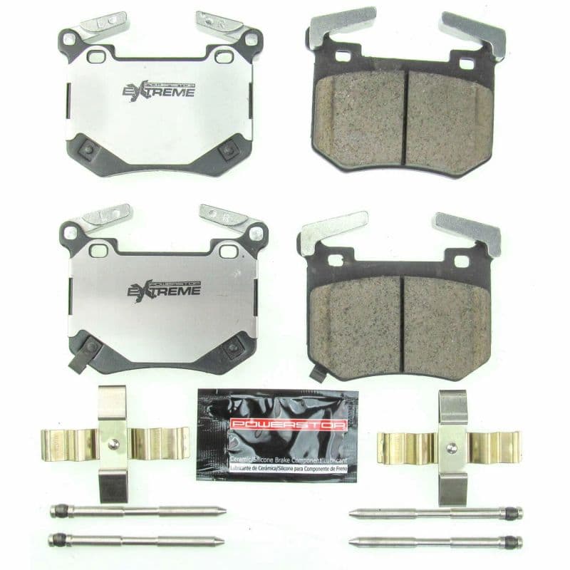 PowerStop Z26 Ceramic Brake Pads for Muscle Cars Low-Dust Carbon-Fiber Compound
