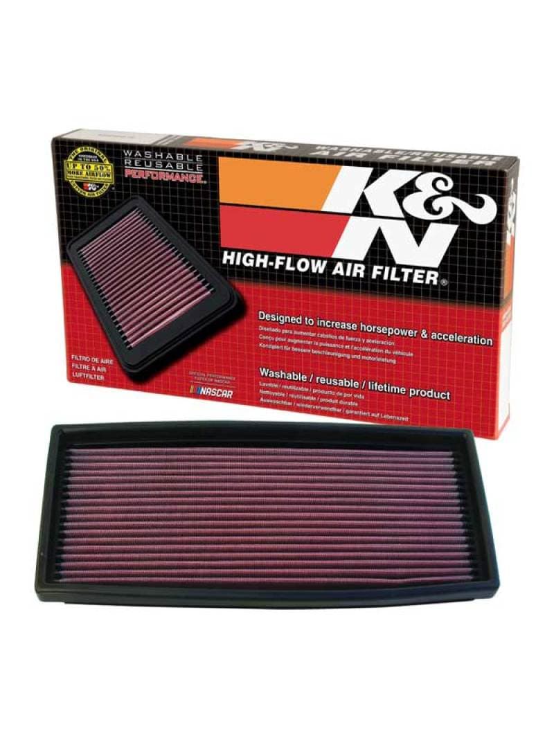 K&N Engineering Drop-In High-Flow Air Filter for Chevy C6 Reusable Washable - Image 3