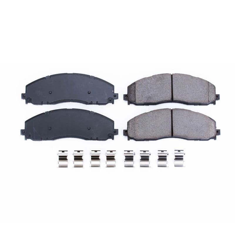 PowerStop Z17 Evolution Plus Ceramic Brake Pads for Chevy C6 with OE Mold Tech