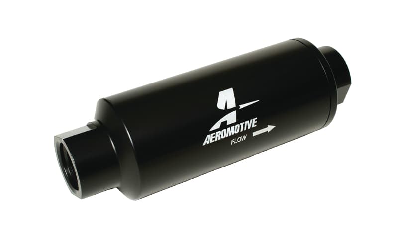 Aeromotive In-Line Fuel Filter Billet Aluminum High-Flow Pleated Design