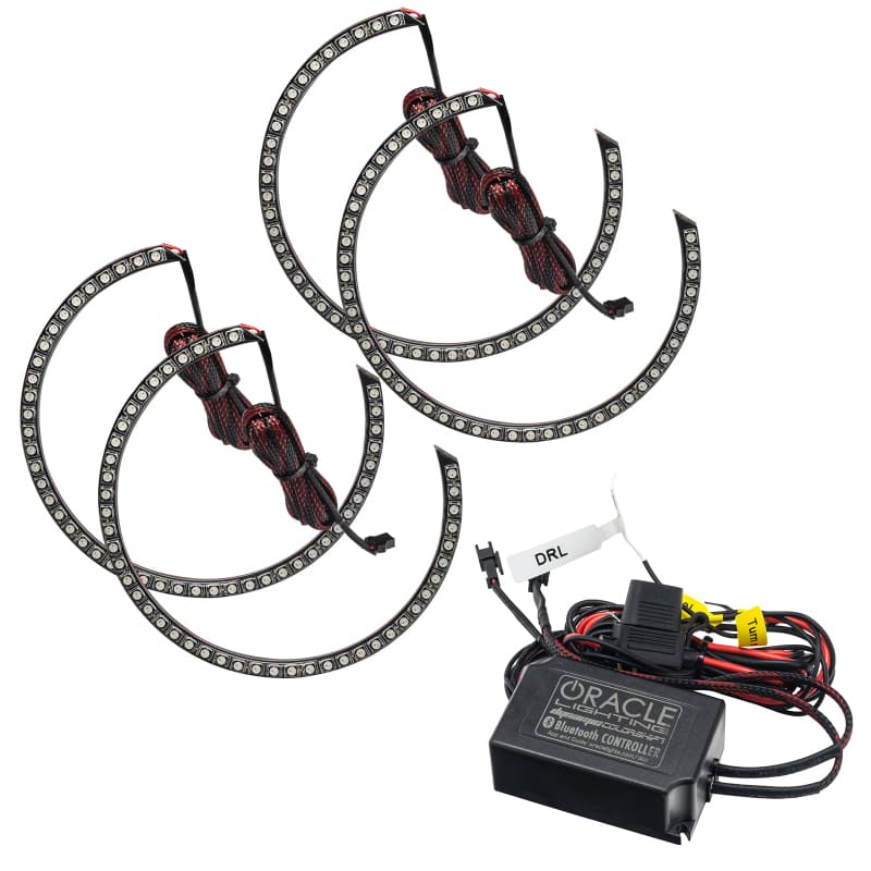 ORACLE Lighting Surface Mount Halo Kit for 2015-2021 Dodge Challenger Dynamic...