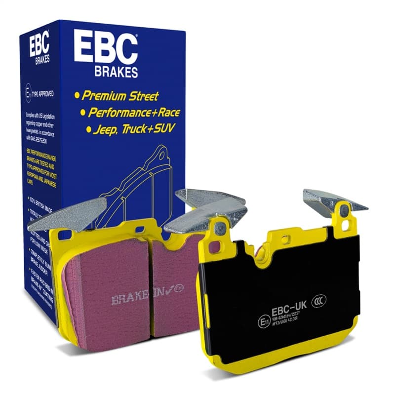 EBC Yellowstuff Brake Pad Set for Street & Track Driving High-Performance Com...