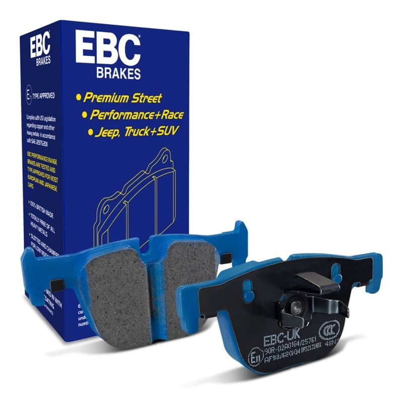 EBC Bluestuff Brake Pad Set for Chevy C6 6-Piston High Friction