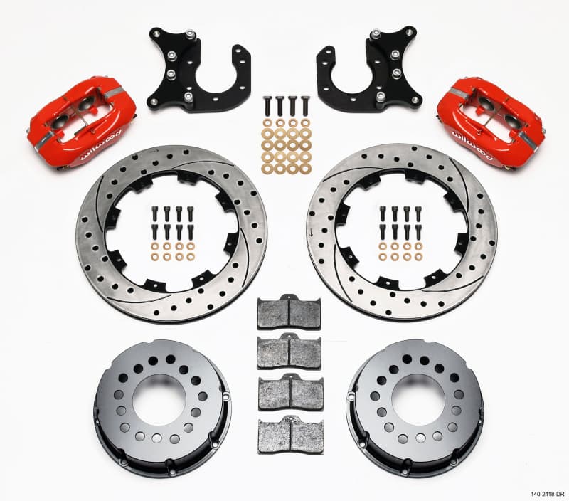 Wilwood Dynalite Rear Disc Brake Kit for Muscle Cars 4-Piston Forged Calipers
