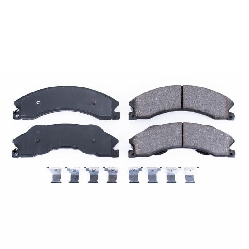 PowerStop Z17 Evolution Plus Ceramic Brake Pads for Stock Fitment with Stainl...
