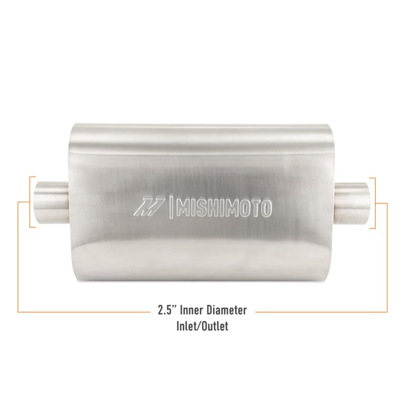 Mishimoto Universal Stainless Steel Muffler Stainless Steel - Image 5