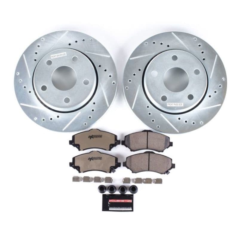 PowerStop Z36 Truck & Tow Brake Kit for Trucks 4x4 SUVs with Carbon-Fiber Cer...