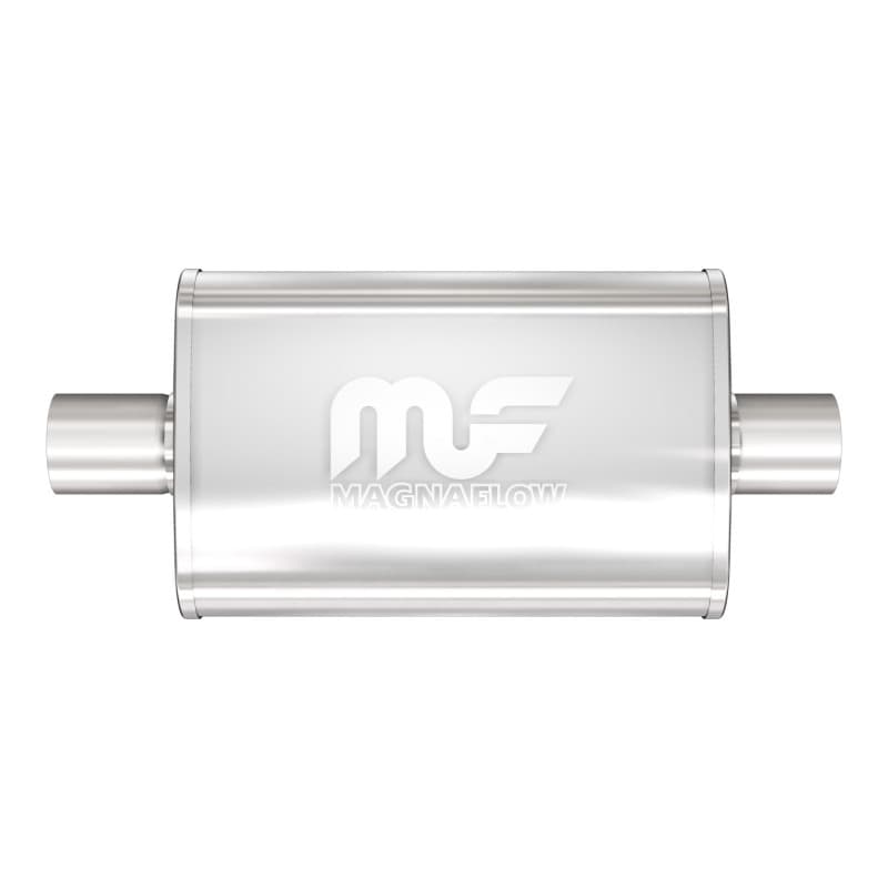 Magnaflow 3.5x7in Oval Straight-Through Stainless Steel Performance Muffler