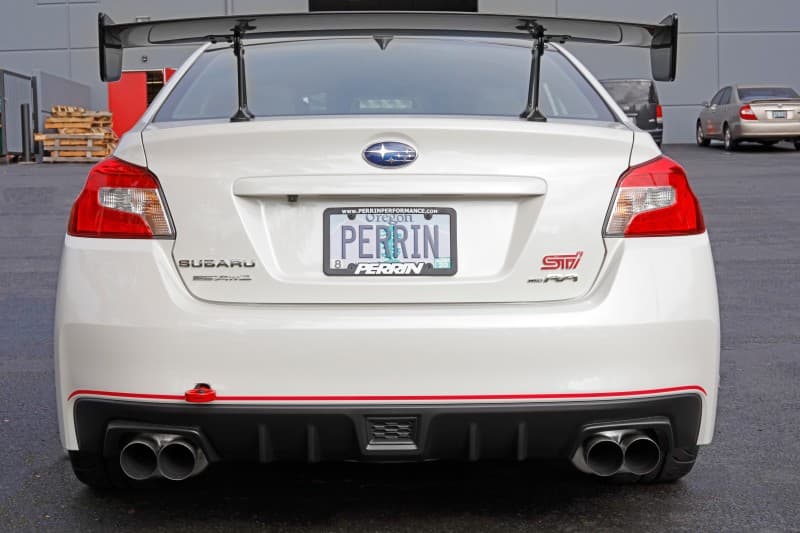 Perrin Performance Tow Hook Kit for 15-21 Subaru WRX/STI Rear Red