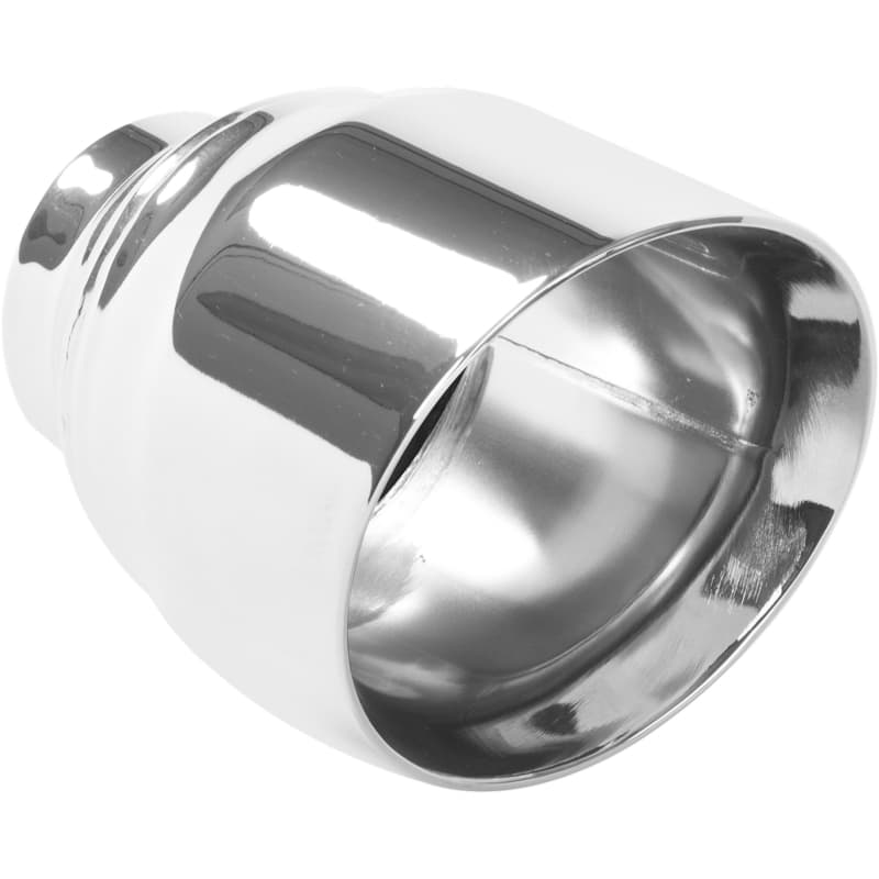 MagnaFlow 4.5in Round Polished Stainless Steel Exhaust Tip - Image 2