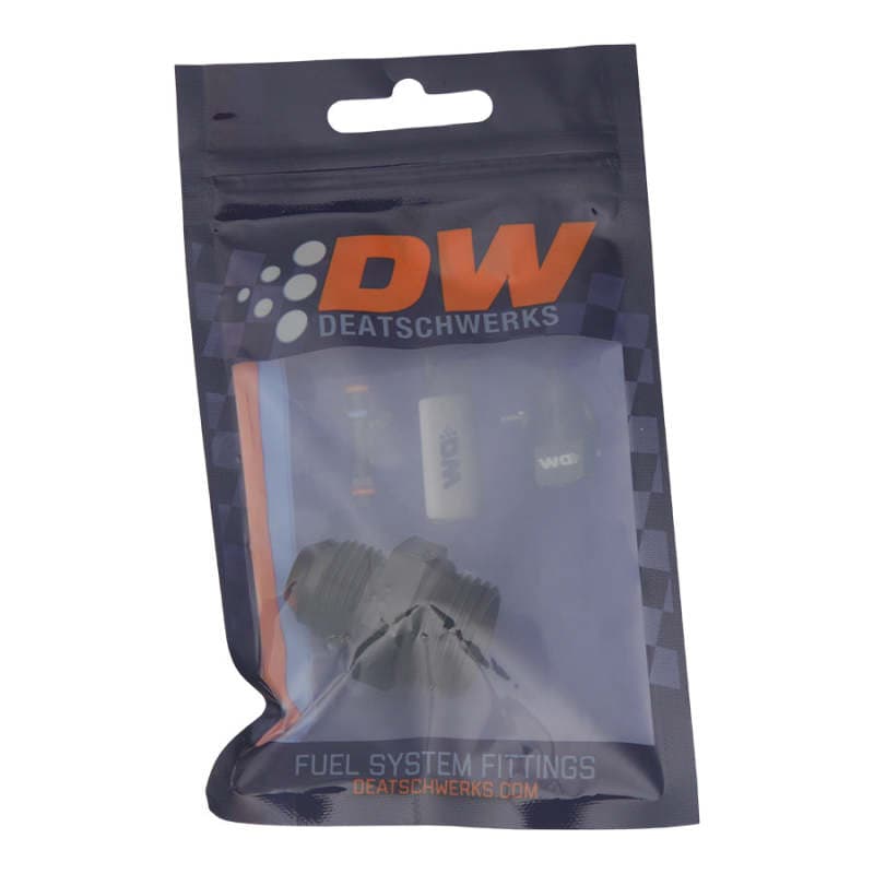 DeatschWerks 10AN ORB Male to 8AN Male Flare Adapter Matte Black - Image 2