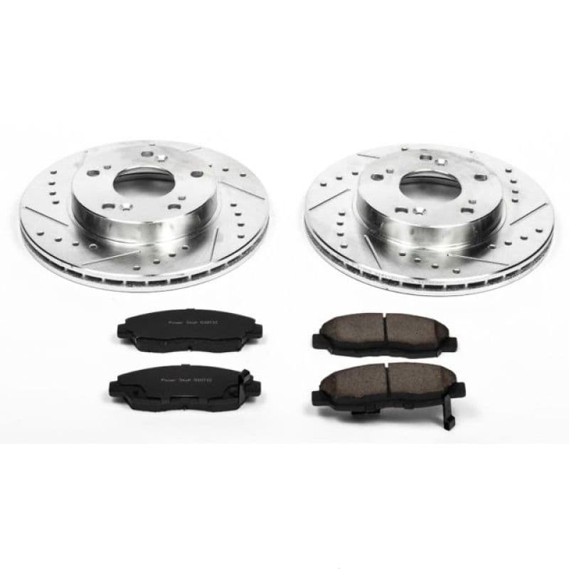 PowerStop Z23 Evolution Brake Kit for Daily Driver with Carbon-Fiber Ceramic ...