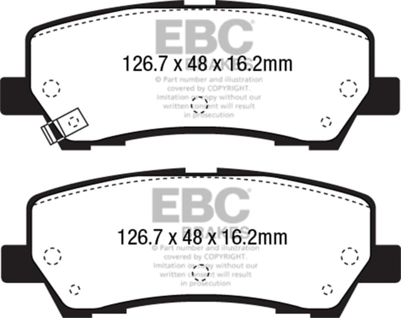 EBC Bluestuff NDX Brake Pads High Friction Sport & Race Material - Image 4
