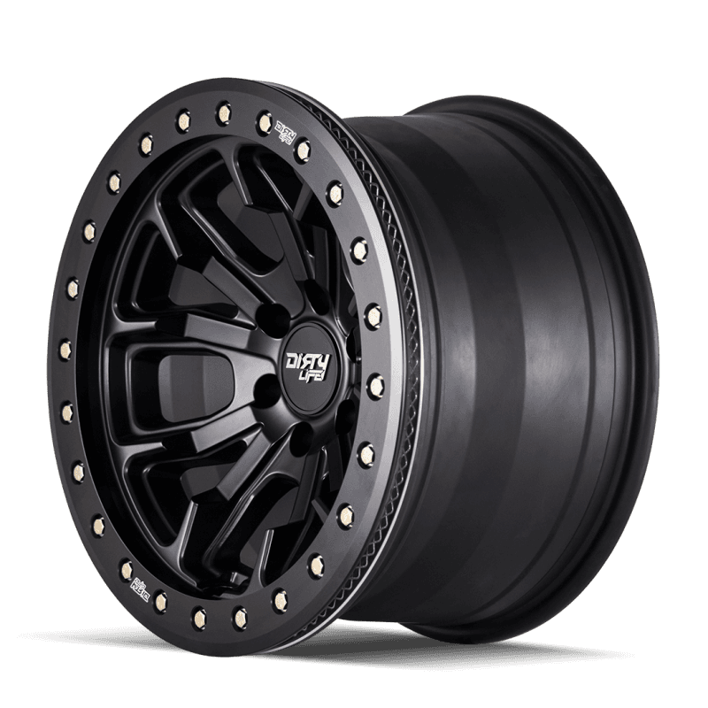 Dirty Life DT-1 9303 17x9 5x127 Matte Black Beadlock Wheel - Image 2