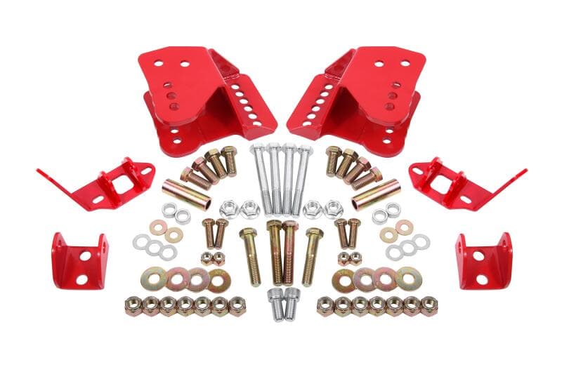 BMR Suspension Rear Coilover Conversion Kit for 78-87 G-Body Red