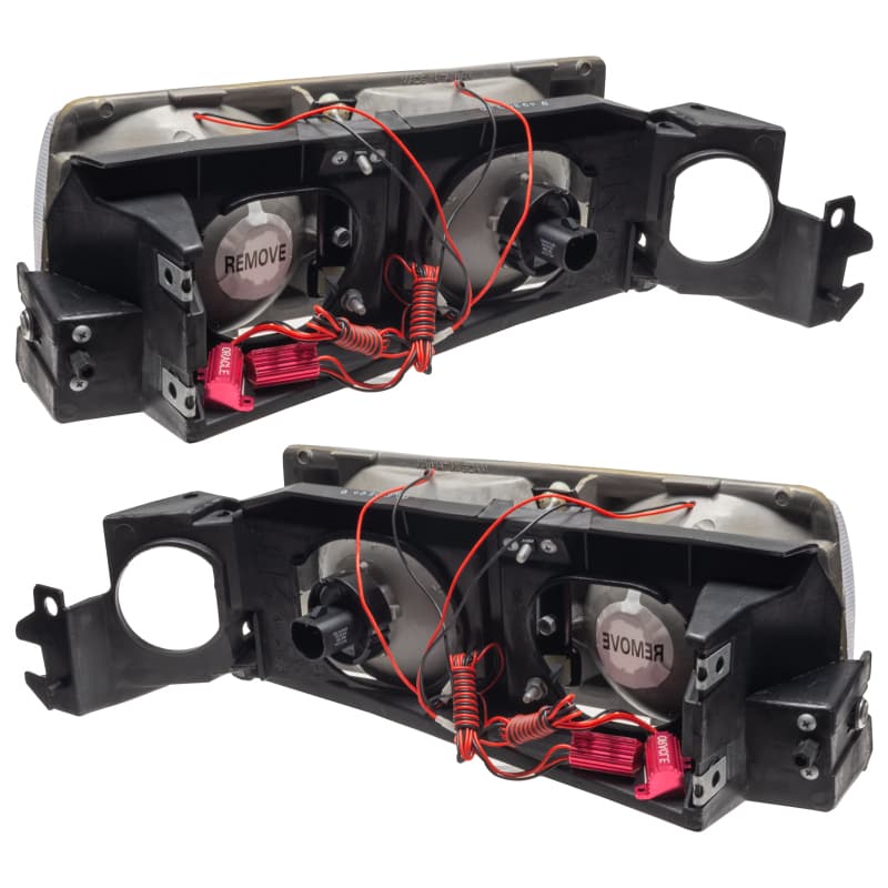 ORACLE Lighting Headlight Assemblies Pre-Assembled with Halos for Multiple Ve... - Image 4