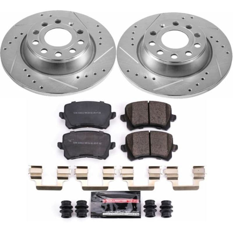 PowerStop Z23 Evolution Sport Brake Kit for Daily Driver Carbon-Fiber Ceramic...