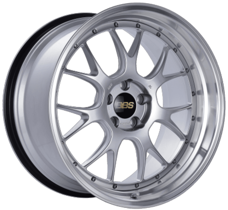 BBS LM-R 20x9.5 5x120 ET23 Diamond Silver Center Diamond Cut Lip Wheel
