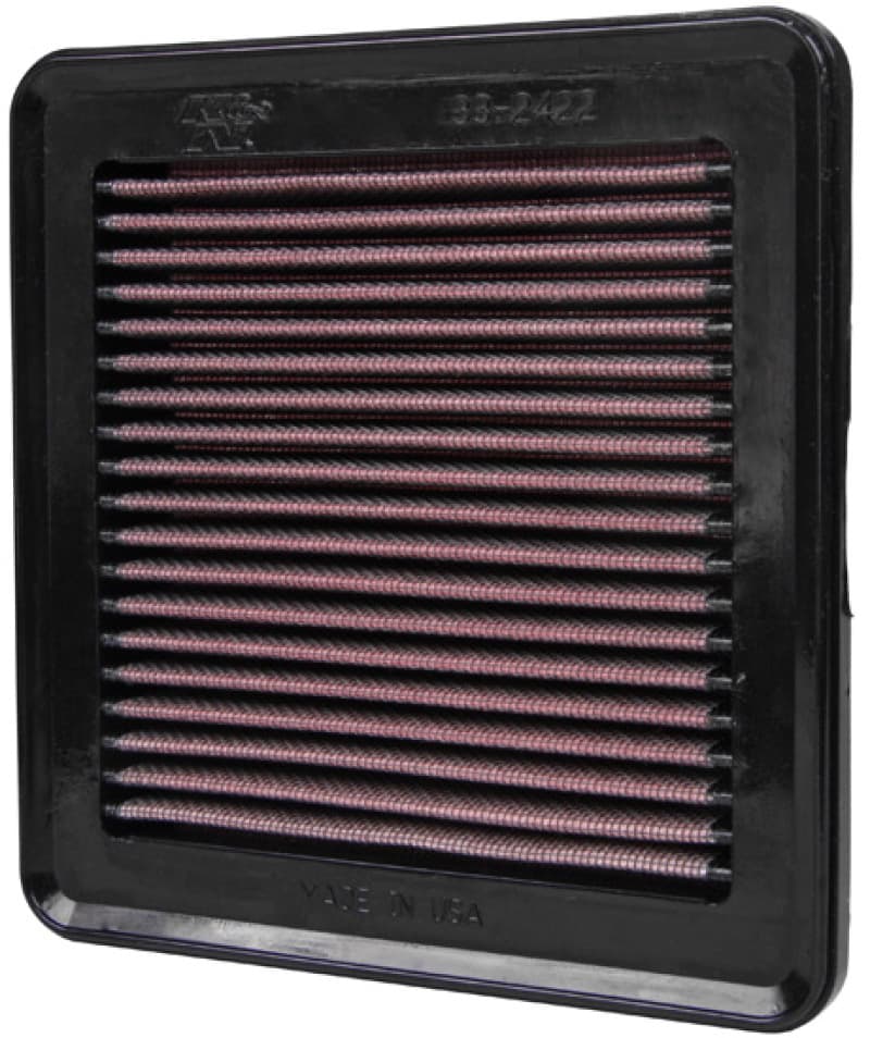 K&N Engineering Drop-In High-Flow Air Filter Washable Reusable - Image 2