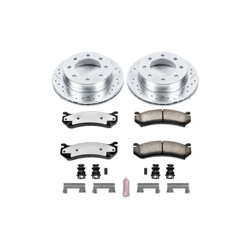 PowerStop Z36 Truck & Tow Brake Kit for Trucks 4x4 SUVs Ceramic Carbon-Fiber ...