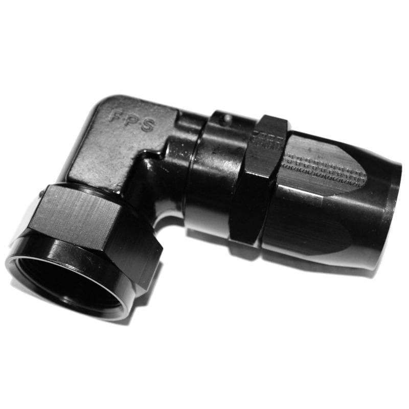 Fragola 20AN 90° Low Profile Forged Hose End Black
