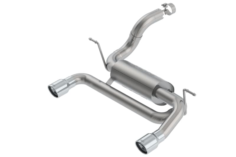 Borla Axle-Back Exhaust for Jeep 4XE 2.0L Turbo ATAK 2.75" to Dual 2.5" Stain... - Image 3