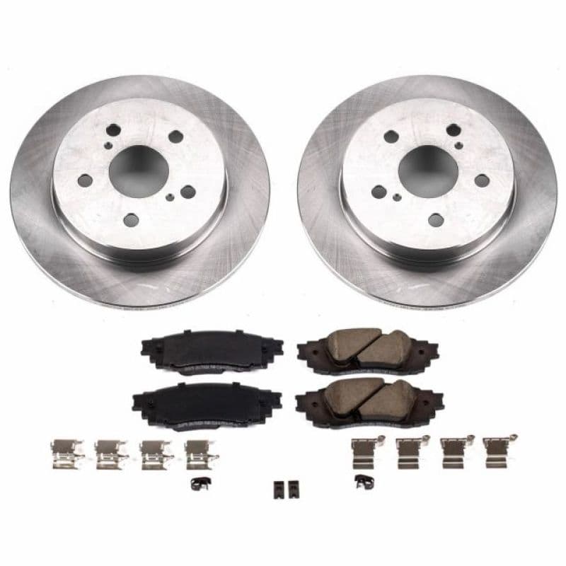 PowerStop Z17 Stock Replacement Brake Kit with Autospecialty Rotors