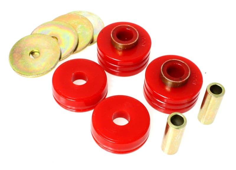 Energy Suspension Body Mounts Universal Red Performance Torque Resistant - Image 2