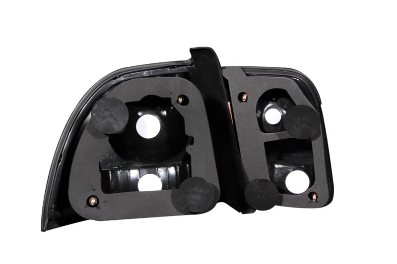 ANZO Tail Light Assembly Pair Clear Lens Black Housing - Image 3