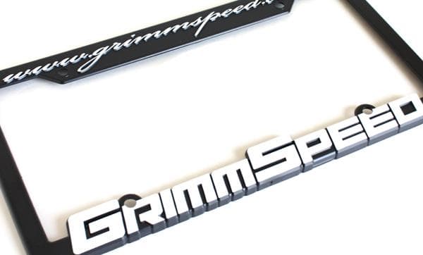 GrimmSpeed License Plate Frame Pair - Image 2