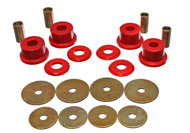 Energy Suspension Subframe Bushings Red Polyurethane - Image 2