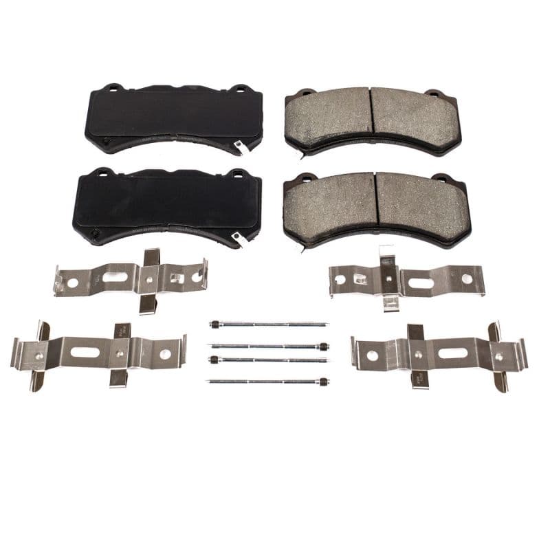 PowerStop Z17 Evolution Plus Ceramic Brake Pads for OE Fitment with Stainless...