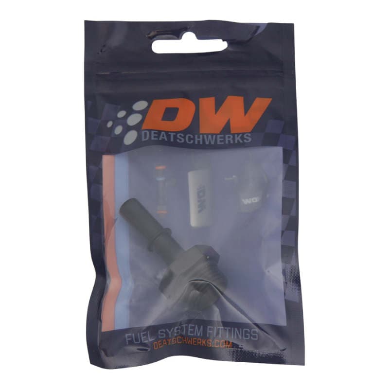 DeatschWerks Adapter Kit 8AN ORB Male to 3/8" Male EFI Quick Connect Anodized... - Image 2