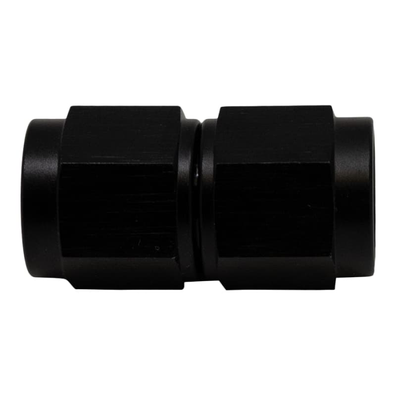 DeatschWerks 6AN Female Swivel Couplers Anodized Matte Black