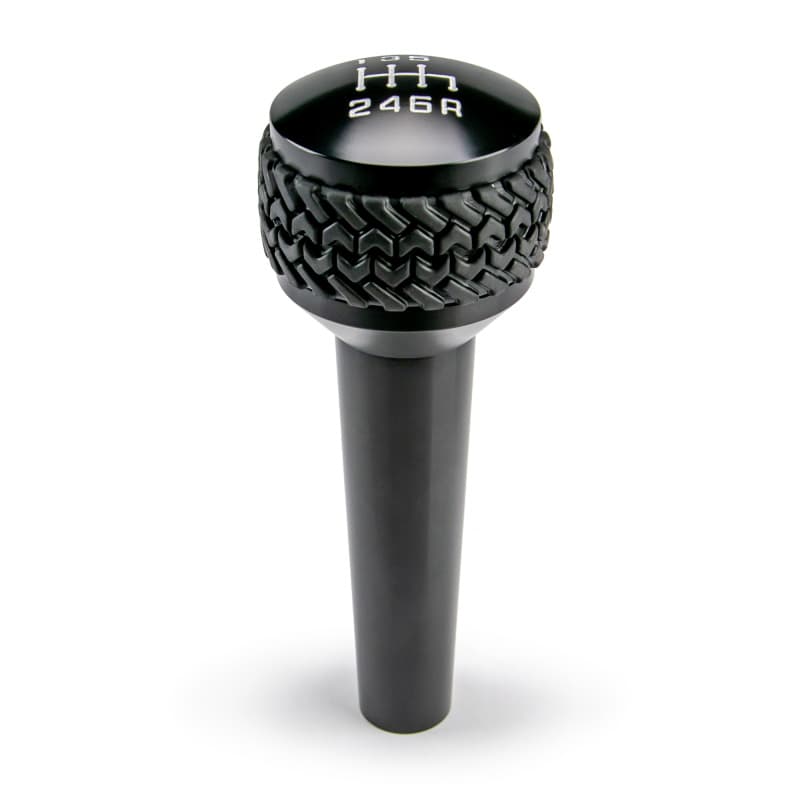 DV8 Offroad Shift Knob for 2007-10 Jeep JK Billet Aluminum Tired Tread Grip - Image 5